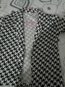 Checked Blazer And Skirt For Girls.. Never Worn