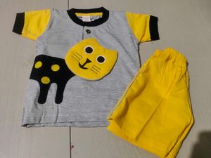 Cute Cat Kids Pajama Set Of 2