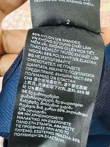 H&amp;M Blue Ribbed Cropped Tank