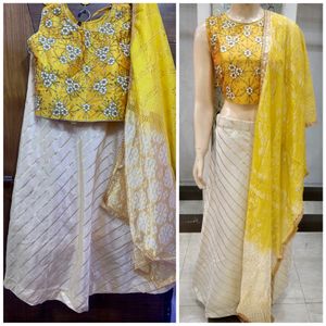 Lehanga for mehandi &amp; haldi