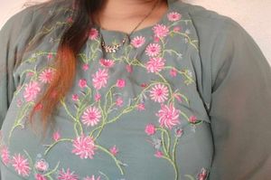 Embroidered Floral Tunic