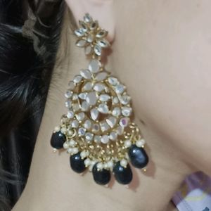 Rs 30 Off Del Like New Black Earrings❤️