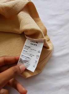 &#34;Sand Dune&#34; Ribbed Knit Tank