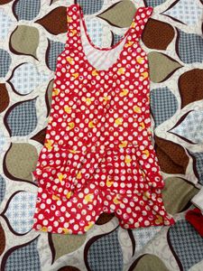 Red Polka Dot Swimsuit