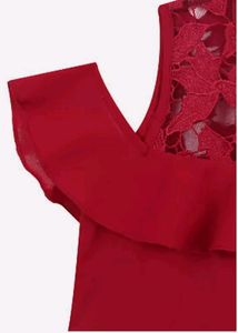 Hot Red Mini Dress For Girl&#39;s