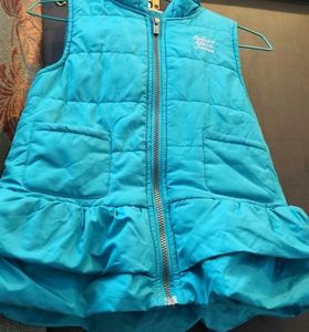 Girls&#39; Blue Puffer Jacket