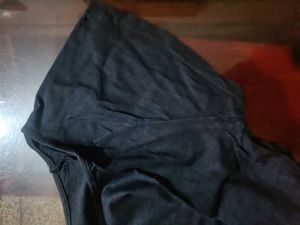 Black Oversized Top