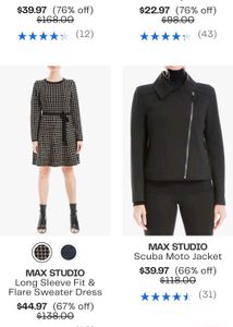 Authentic New Max Studio Bodycon Dress