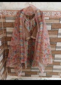 Embellished salwar suit set