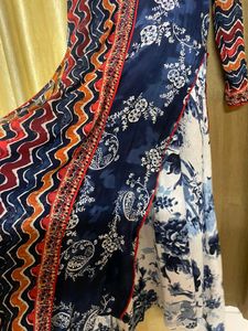 Triple Layered Ethnic Gown