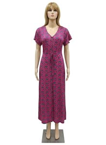 Patterned Maxi Nighty -M Size