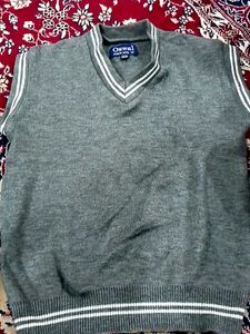 Oswal Grey Sweater Vest