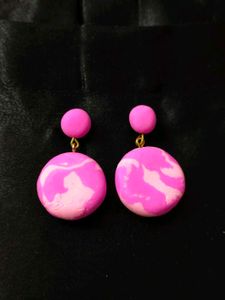 Swirl Clay Earrings