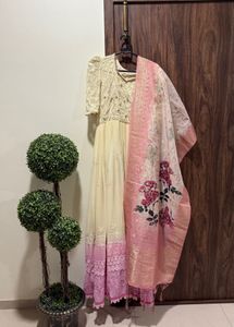 Elegant Anarkali Kurta with Dupatta
