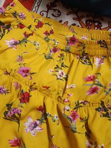 Floral Tiered Skirt