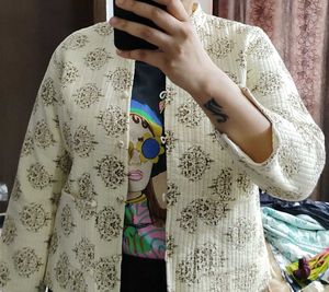 Quilted Button Down Jacket