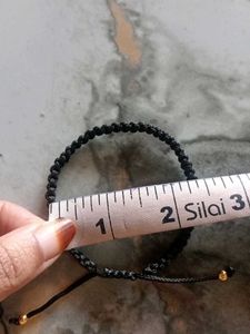 Handmade Black Macrame Bracelet