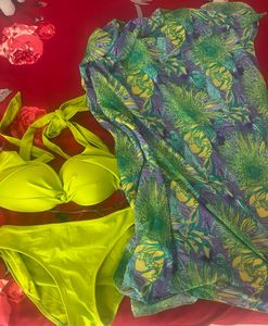 Only Bikini set-400, with sarong-800