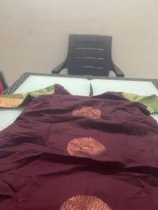 Brown With Copper Zari Kurta