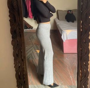 Comfy Knit Flare Pants