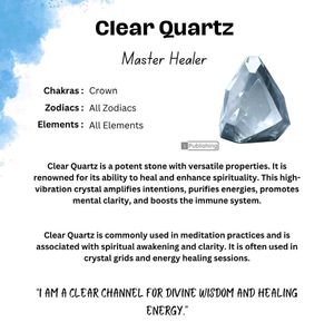 Price Drop⬇️Clear Quartz Hanumaji Crystal Pendant