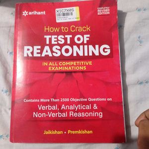 Arihant Cuet Reasoning