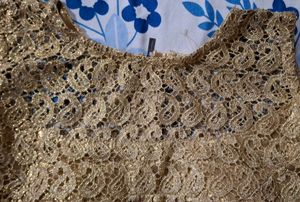 Golden Lace Blouse