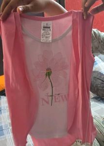 Cute Girls Top With Attached Shrug