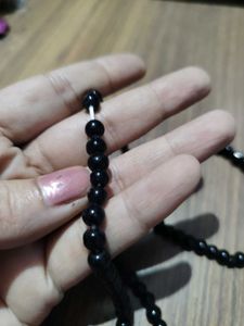 Black Beaded Necklace Kali Moti Ki Mala