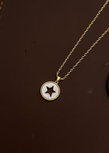 Anti Tarnished Gold Star Pendant Necklace