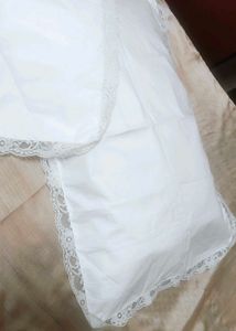2 Pillow Cover With Beautiful Side Laces