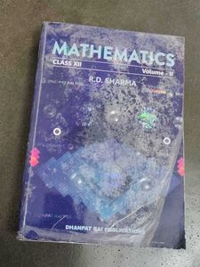 R.D.SHARMA MATHEMATICS CLASS XII