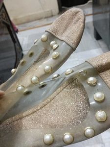 Sparkly Pearl Flats