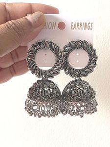 Oxidised Jhumka