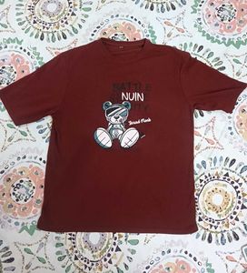 Maroon Graphic Tshirt