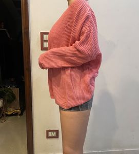 Cute Pink Knit Sweater