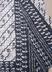 102)Soft Cotton Malmal Saree