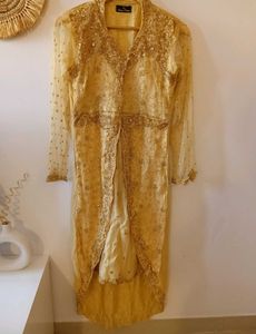 Gold Embellished Ethnic Kurta