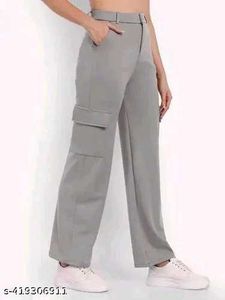 Grey Cargo Pants