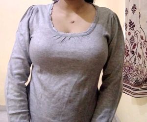 Grey Long Sleeve Top