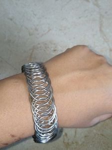 Silver Braided Bracelet
