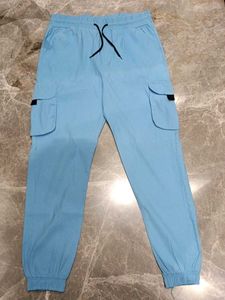 Light Blue Cargo Pants
