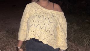 Cozy Yellow Knit Sweater