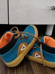 Cute Blue Baby Booties
