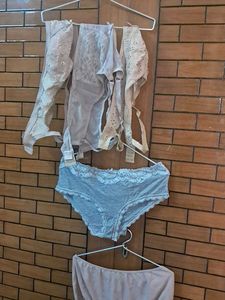 Five Imported Fabric Bra N Panty