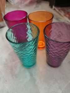 Colorful Drinking Glasses (Set of 2)
