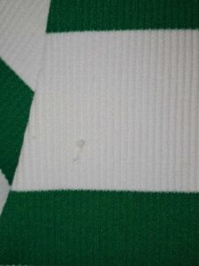 Striped Green And White Tshirt