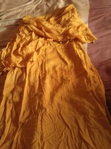 Elegant Yellow Ethnic Gown
