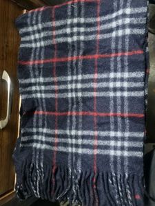 Plaid Scarf with Fringe 1