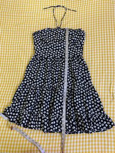Cute Floral Halter Sundress Busy 34-36